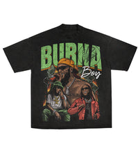 Load image into Gallery viewer, Burna Boy Told Em Tour Tee(black)
