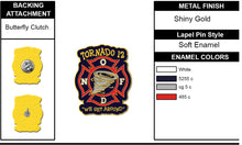 Load image into Gallery viewer, Tornado12 Logo Lapel Pin
